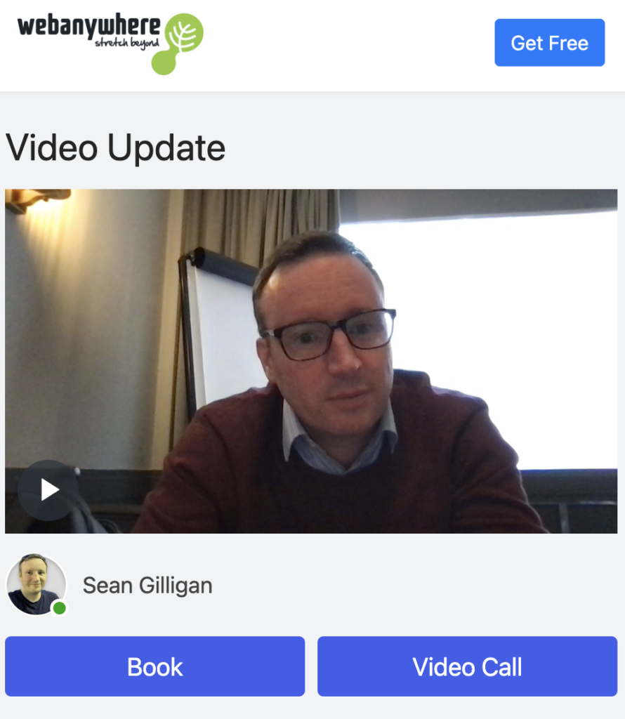 Video Sharing with Scheduling Options for Now or Later
